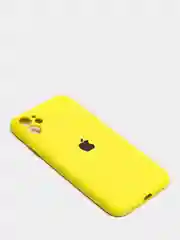 Лимонный чехол на iPhone 11, 13, 12, XR, Pro, Max, Mini, бархатный