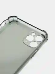 Черный противоударный чехол для iPhone 7+, XR, XS, 11, 12, 13 Pro Max, Mini, прозрачный, с защитой камеры