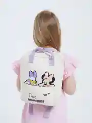 Белый рюкзак из ткани, рюкзак для детей