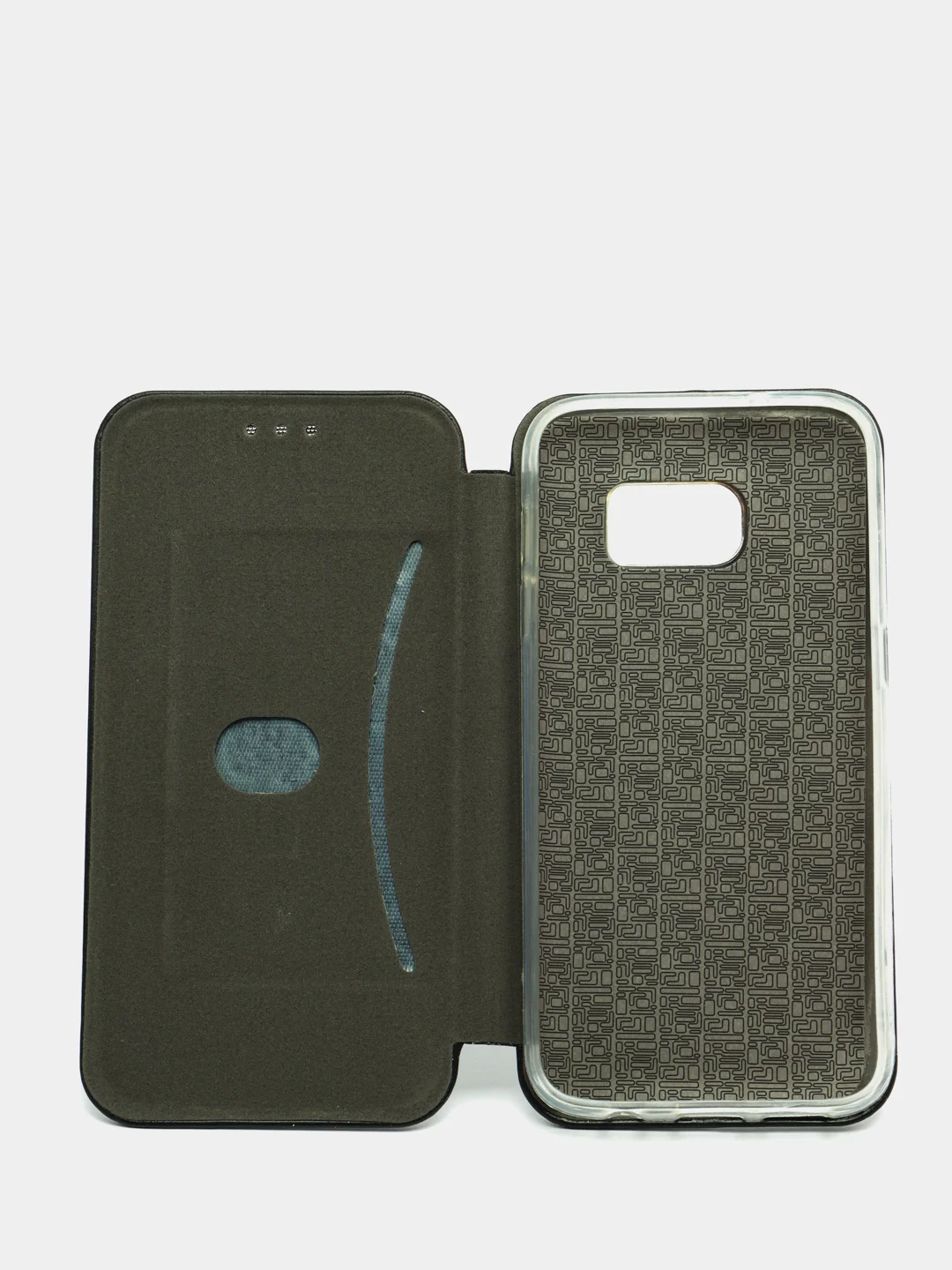 Черный чехол книжка для Samsung Galaxy S7, Самсунг