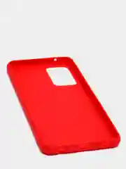 Красный чехол силиконовый матовый для Samsung A52