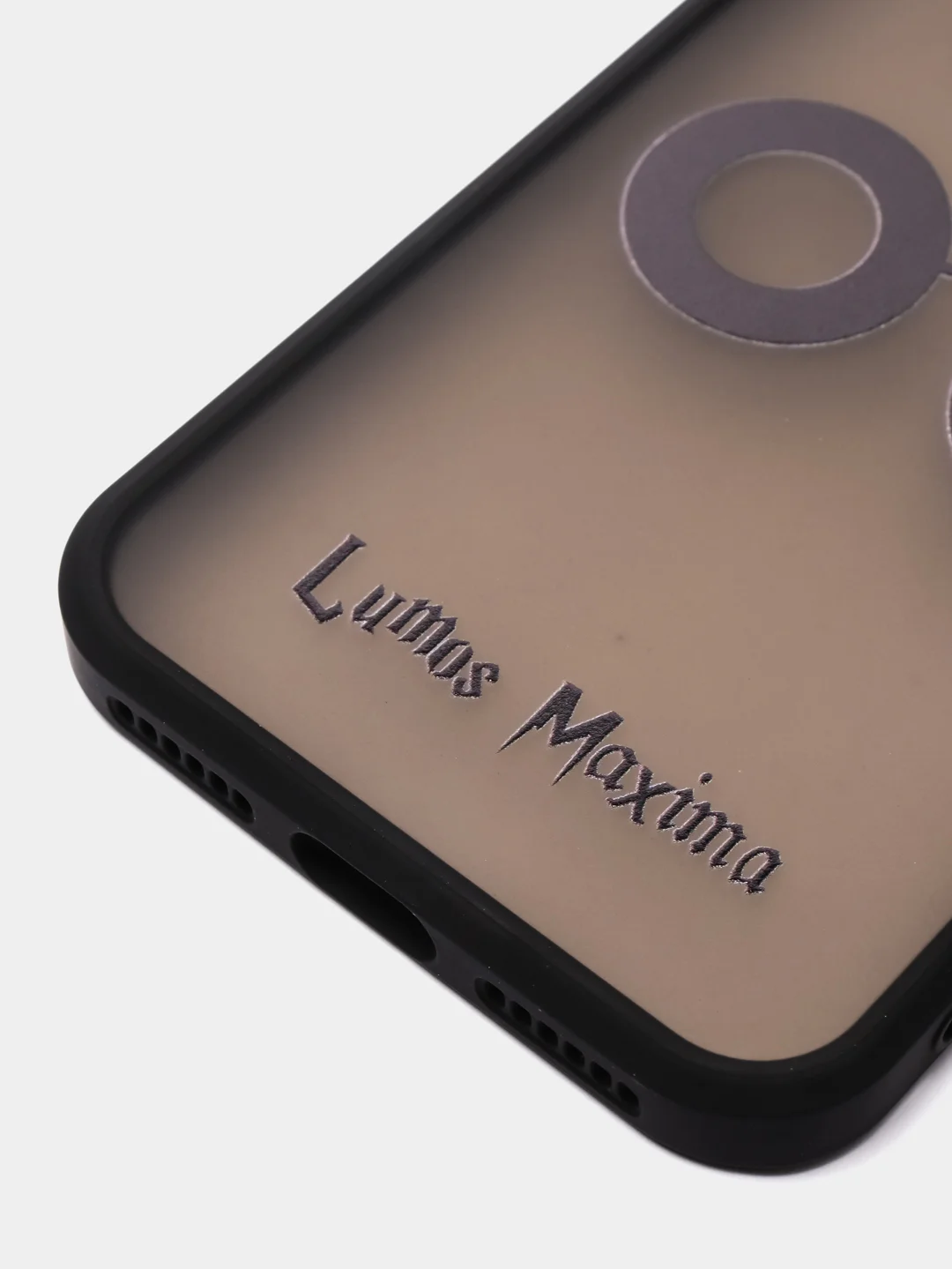 Тёмно-коричневый чехол матовый на телефон "Гарри Поттер" для iPhone 7/8 Plus XR 11 12 mini PRO 13
