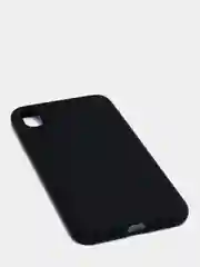 Черный чехол iPhone Xs Max пластиковый+силиконовый в сетку