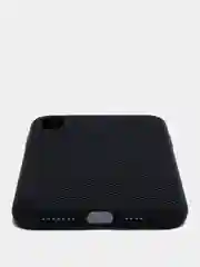 Черный чехол iPhone Xs Max пластиковый+силиконовый в сетку