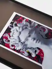 Угольный чехол с принтом "Арт" на iPhone 7/ 8 plus/ XR / XS/ 11/ 12 pro/ 13, пластиковый