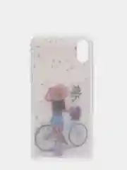 Коралловый меланж чехол Apple iPhone X / Xs чехол силиконовый с рисунком