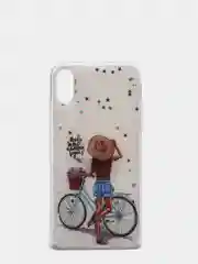 Коралловый меланж чехол Apple iPhone X / Xs чехол силиконовый с рисунком