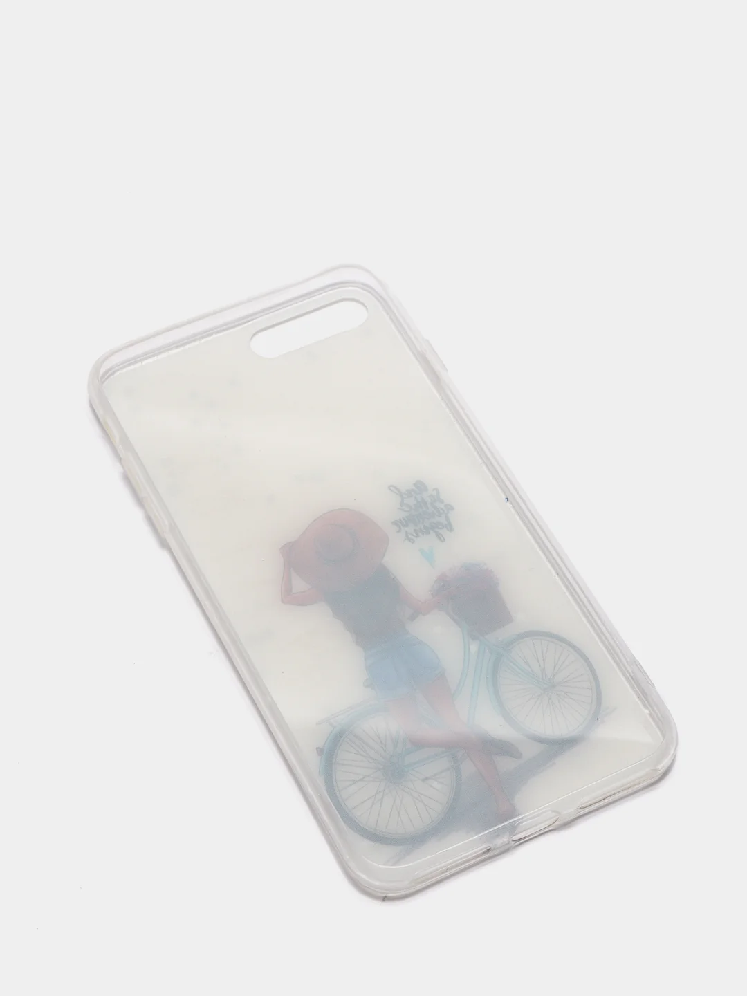 Коралловый меланж чехол Apple iPhone 6 / 6s, 7 / 8 / SE 2020 пластиковый с рисунком, со стразами Стрекоза
