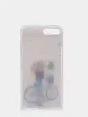 Коралловый чехол Apple iPhone 6 / 6s, 7 / 8 / SE 2020 пластиковый с рисунком, со стразами Стрекоза