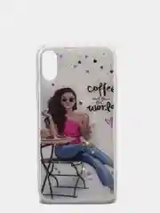 Синий чехол Apple iPhone X / Xs чехол силиконовый с рисунком