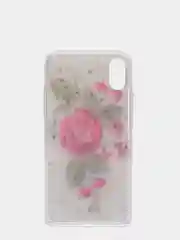 Розовый чехол Apple iPhone X / Xs чехол силиконовый с рисунком