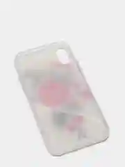 Розовый чехол Apple iPhone X / Xs чехол силиконовый с рисунком