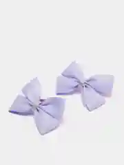 Лавандовый бантики для волос на резинке, 2 шт