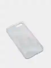 Бежевый чехол Apple iPhone 6 / 6s, 7 / 8 / SE 2020 пластиковый с рисунком, со стразами Стрекоза