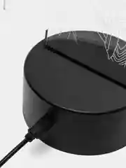 Белый светильник ночник аниме 3D "Моя геройская академия", LED светодиодная лампа USB mg