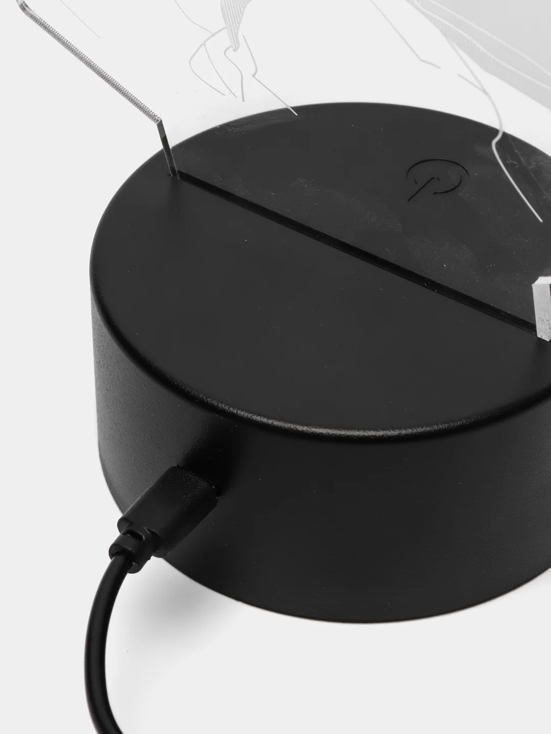 Синий светильник ночник аниме 3D "Моя геройская академия", LED светодиодная лампа USB mg