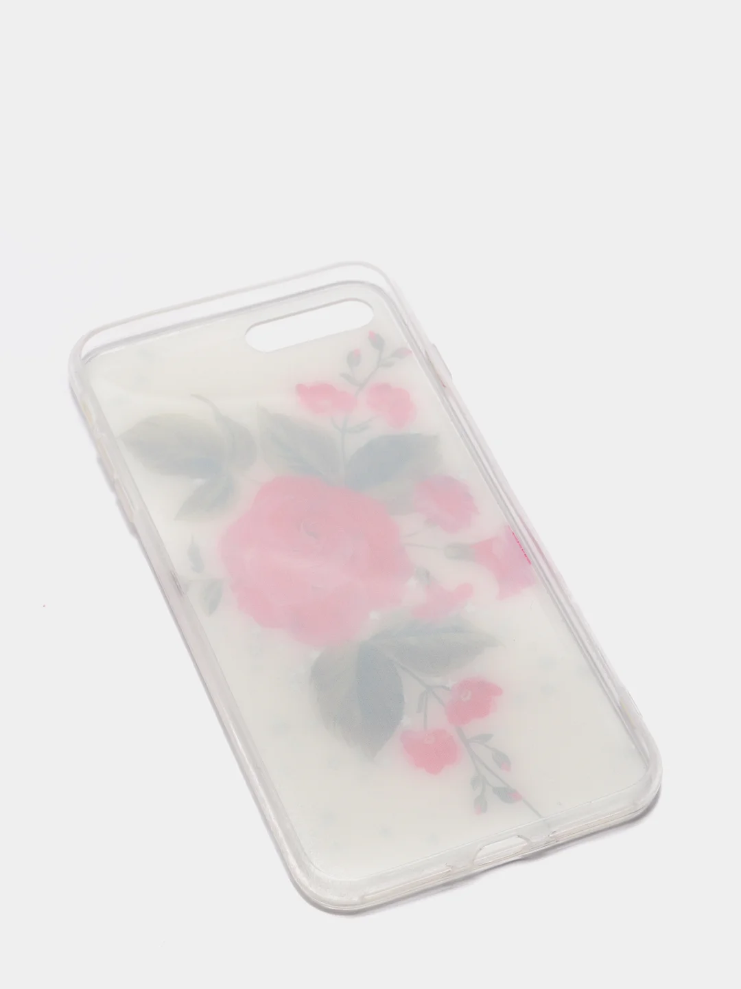 Розовый чехол Apple iPhone 6 / 6s, 7 / 8 / SE 2020 пластиковый с рисунком, со стразами Стрекоза