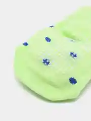 Зеленый носочки для новорожденных с игрушкой, детские нескользящие носки для малышей