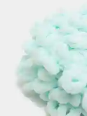Мятный пряжа Alize Puffy петельки