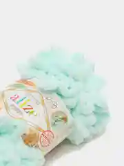 Мятный пряжа Alize Puffy петельки