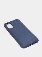 Темно-синий силиконовый чехол Samsung Galaxy A02s, однотонный