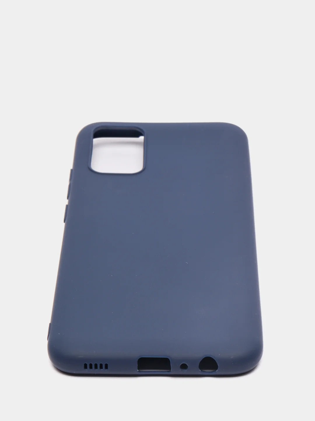 Темно-синий силиконовый чехол Samsung Galaxy A02s, однотонный