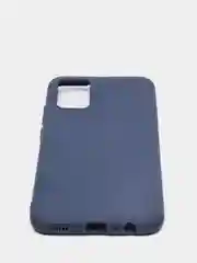 Темно-синий силиконовый чехол Samsung Galaxy A02s, однотонный