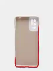 Красный силиконовый чехол Xiaomi Poco M3 Pro, с защитой камеры, палитра с бархатом