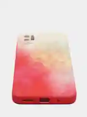 Красный силиконовый чехол Xiaomi Poco M3 Pro, с защитой камеры, палитра с бархатом