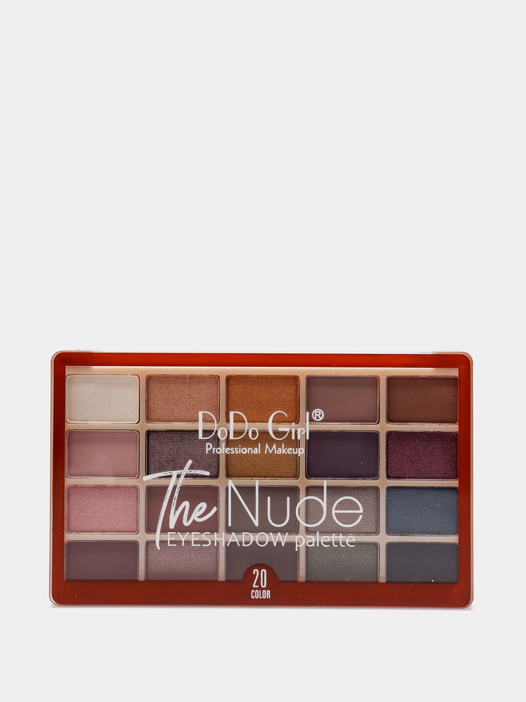 Серый тени для век DoDo Girl The Nude eyeshadow palette 20 цветов/3 вида /Додо палетка теней