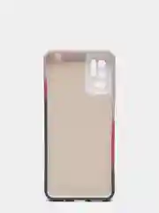 Бордовый силиконовый чехол Xiaomi Poco M3 Pro, с защитой камеры, палитра с бархатом