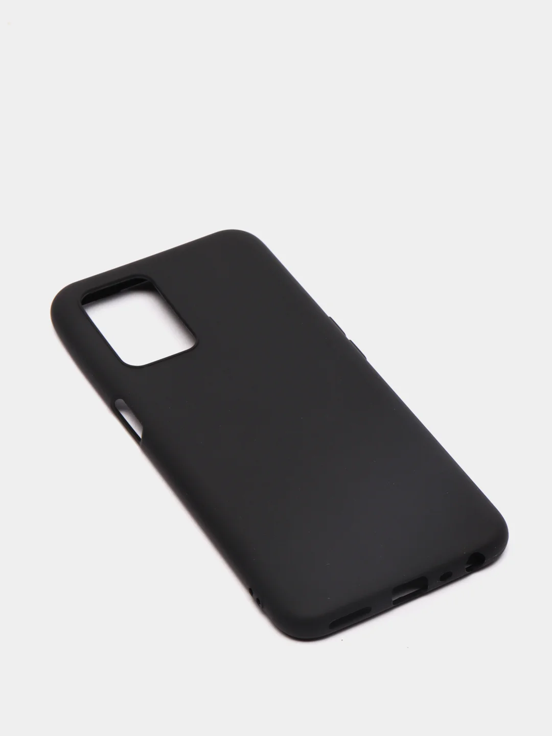 Черный силиконовый чехол Realme Narzo 30, 5G, однотонный