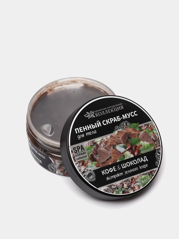 Пенный скраб-мусс для тела "Кофе и шоколад" Crimean SPA Collection