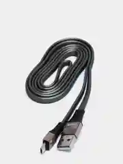 Тёмно-серый usb кабель Lighting, Type-C, Micro USB, 2.4A, 1.2 м, ASPOR A160