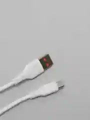 Белый кабель для быстрой зарядки (Micro-USB, до 2,4 А, 1 м) для Android (Samsung, Xiaomi, Honor)