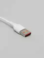 Белый кабель для быстрой зарядки (Micro-USB, до 2,4 А, 1 м) для Android (Samsung, Xiaomi, Honor)