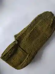 Хаки следки мужские,вязанные,ручная работа