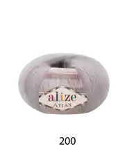 Серый пряжа Alize "Atlas"