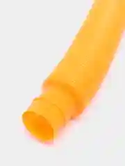 Оранжевый pop tube / игрушка антистресс / гофр / гофрированная труба / поп тюб / pop it / поп ит