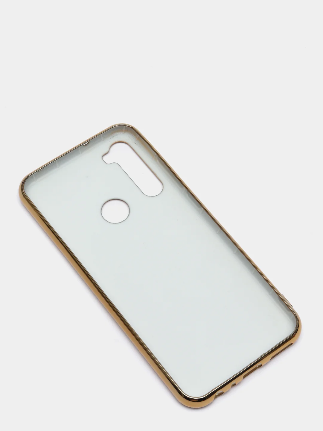Горчичный чехол Xiaomi Redmi Note 8T цветной, силиконовый, с глянцевой рамкой (Редми Нот 8Т)