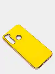 Горчичный чехол Xiaomi Redmi Note 8T цветной, силиконовый, с глянцевой рамкой (Редми Нот 8Т)