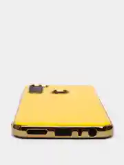 Горчичный чехол Xiaomi Redmi Note 8T цветной, силиконовый, с глянцевой рамкой (Редми Нот 8Т)