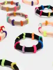 Белый резинки для волос