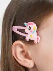 Желтый заколки детские