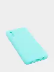 Бирюзовый чехол для Samsung Galaxy A02 / M02 2021 / A022F, силиконовый / Самсунг Галакси А02 / М02