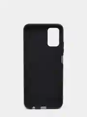 Черный чехол Samsung Galaxy A03S силиконовый, матовый