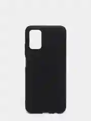 Черный чехол Samsung Galaxy A03S силиконовый, матовый