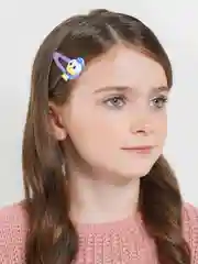Розовый заколки детские