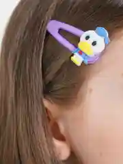 Розовый заколки детские