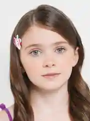 Белый заколки детские